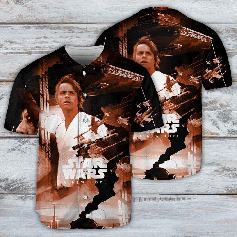 Star Wars Baseball Jersey A New Hope Gift For Movie Lovers Star Wars Baseball Jersey A New Hope Gift For Movie Lovers