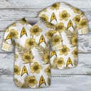 Star Trek Baseball Jersey Hibiscus Floral Starships Gift For Girlfriend Star Trek Baseball Jersey Hibiscus Floral Starships Gift For Girlfriend