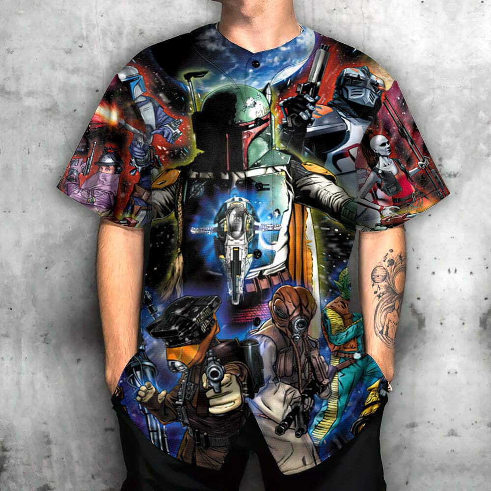 Star Wars Baseball Jersey The Bounty Hunters Gift For Son From Mom Star Wars Baseball Jersey The Bounty Hunters Gift For Son From Mom