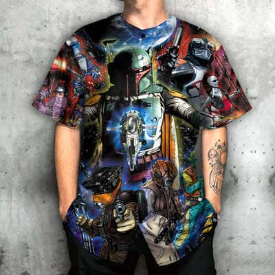 Star Wars Baseball Jersey The Bounty Hunters Gift For Son From Mom