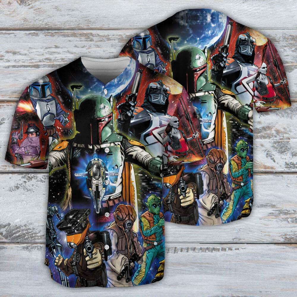 Star Wars Baseball Jersey The Bounty Hunters Gift For Son From Mom Star Wars Baseball Jersey The Bounty Hunters Gift For Son From Mom
