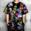 Star Wars Baseball Jersey Stormtrooper D2-R2 Tropical Flower Pattern