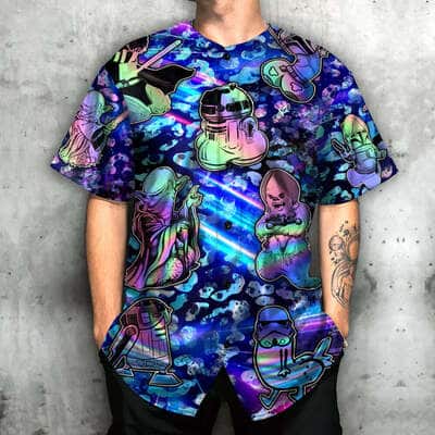 Star Wars Baseball Jersey Funny Wishing You Much Hap-Pens