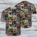 Retro Star Wars Baseball Jersey Comic Pattern Gift For Sporty Husband