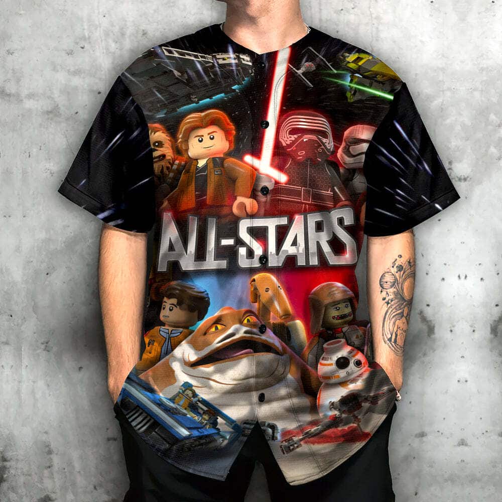 Star Wars Baseball Jersey Lego All-Star Birthday Gift For Daughter Star Wars Baseball Jersey Lego All-Star Birthday Gift For Daughter