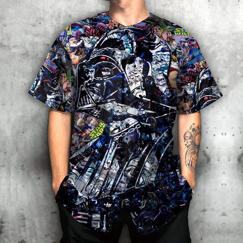 Darth Vader Star Wars Baseball Jersey When I Left You, I Was But The Learner Now I Am The Master Darth Vader Star Wars Baseball Jersey When I Left You, I Was But The Learner Now I Am The Master