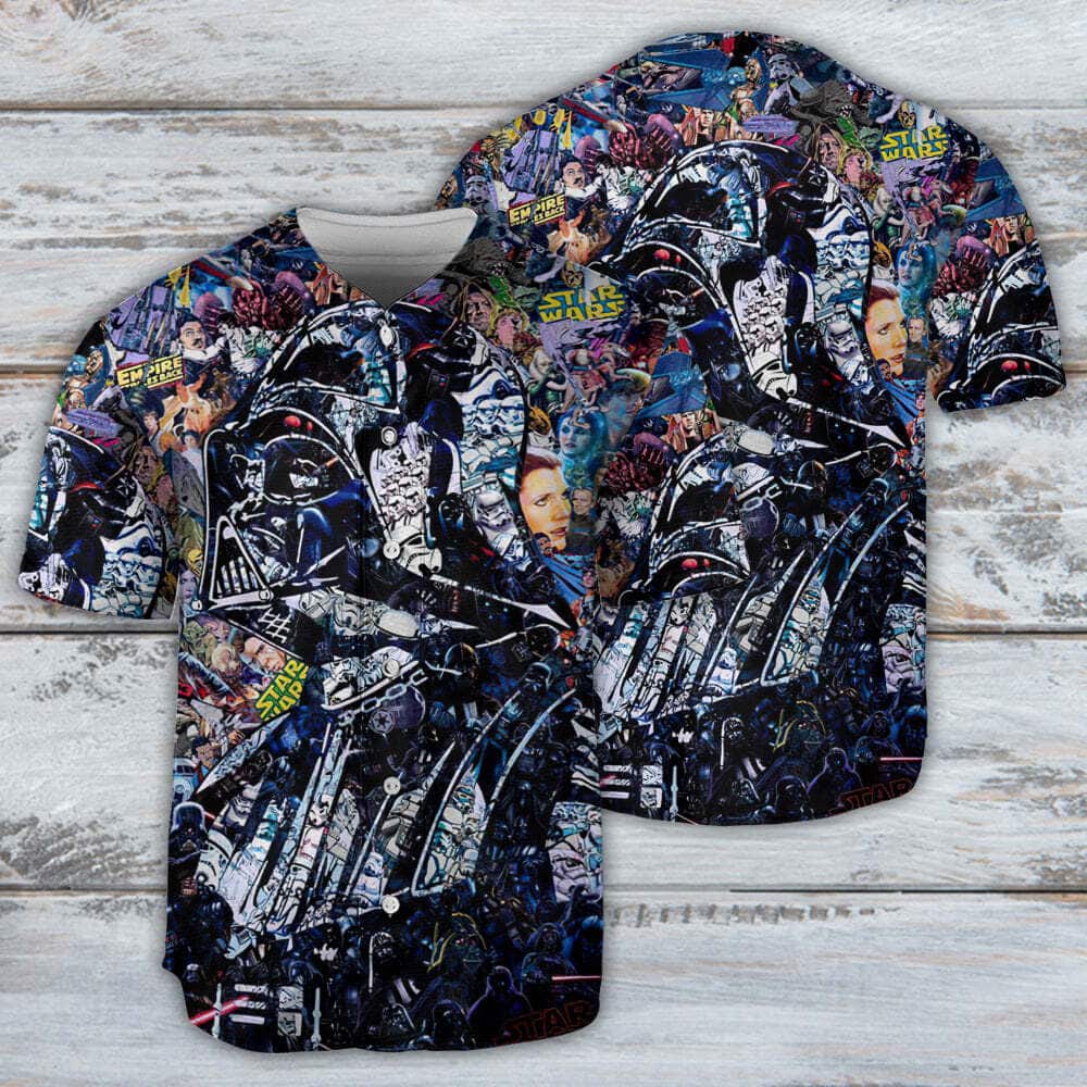 Darth Vader Star Wars Baseball Jersey When I Left You, I Was But The Learner Now I Am The Master