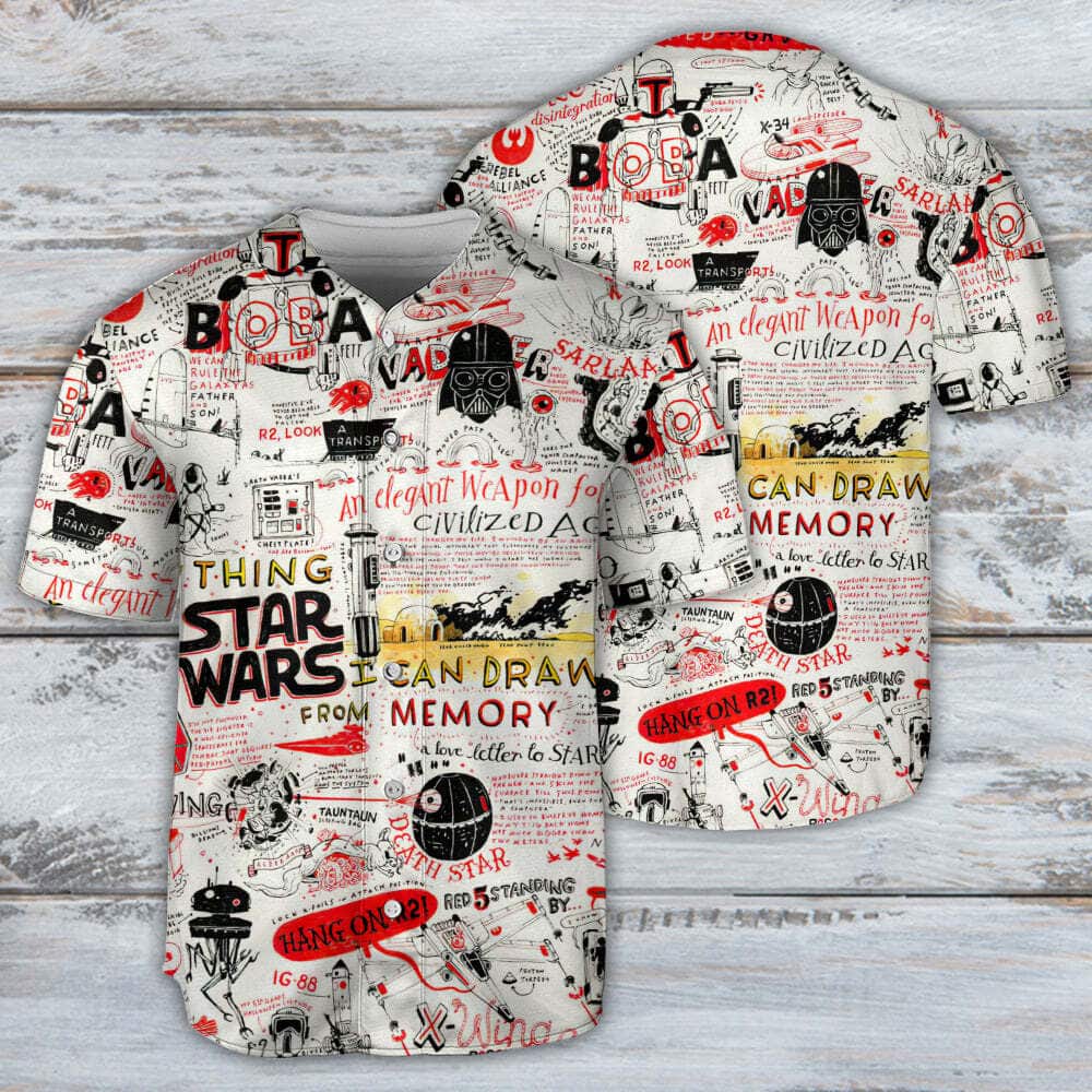 Star Wars Baseball Jersey All Funny Quotes Comic Style Star Wars Baseball Jersey All Funny Quotes Comic Style