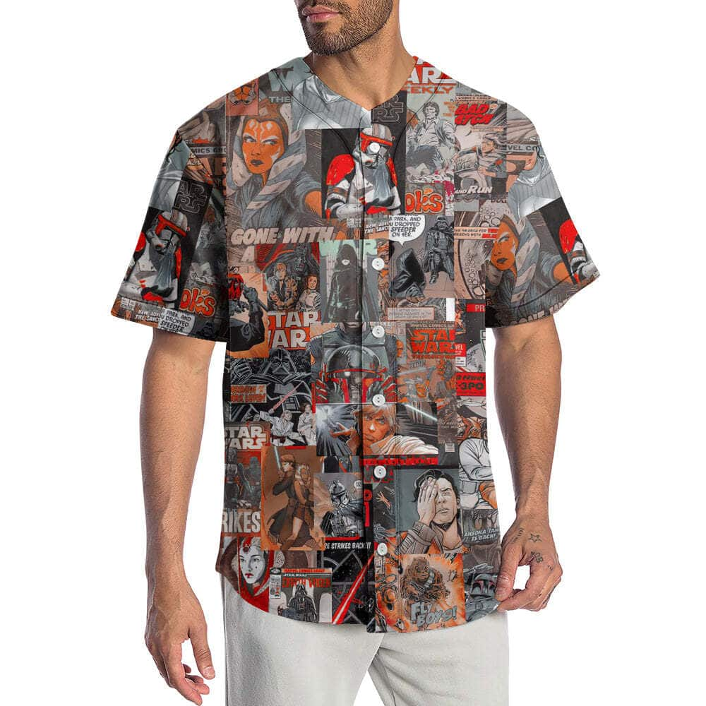 Star Wars Baseball Jersey Comic Vintage Style Gift For Best Friends