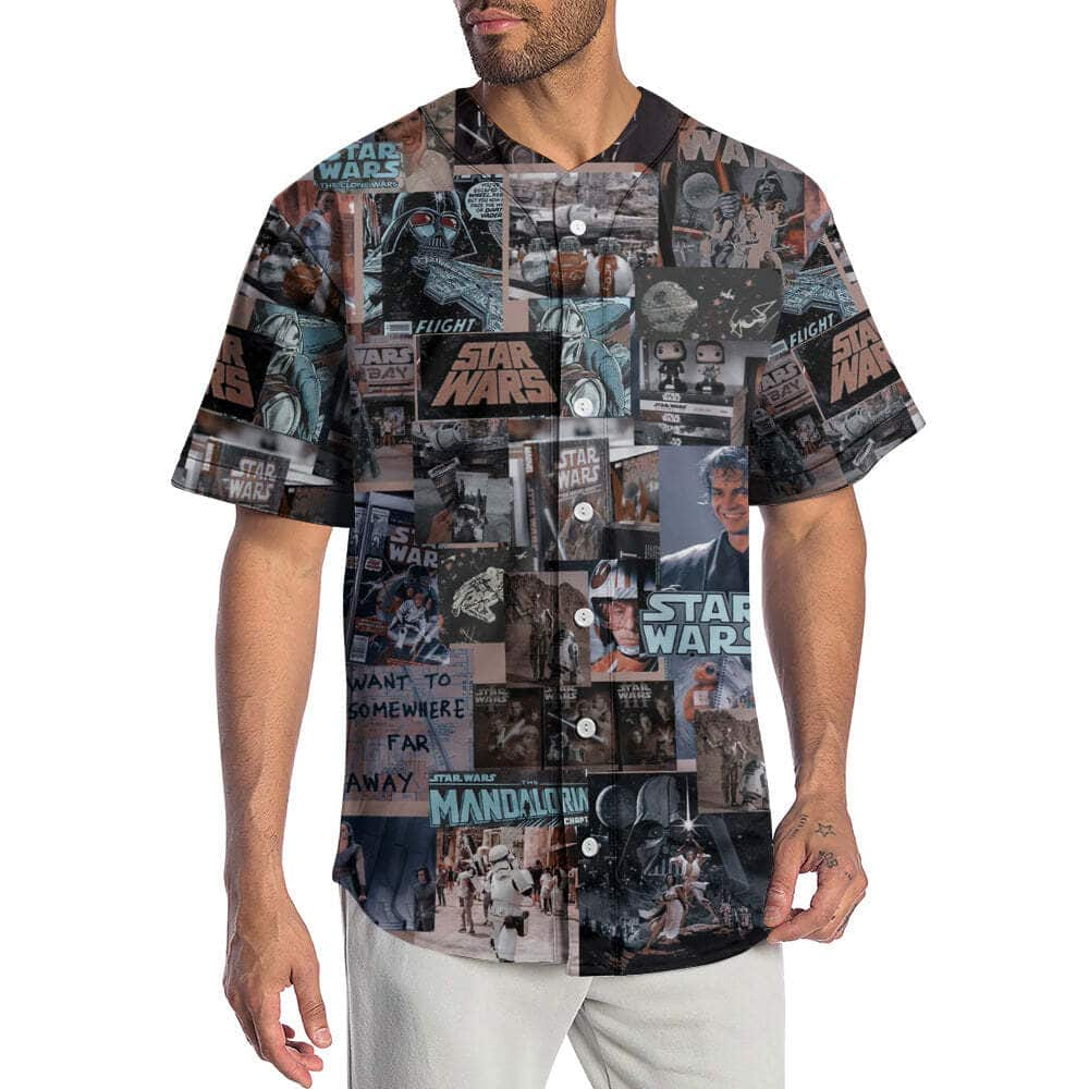 Star Wars Baseball Jersey For Comic Fans