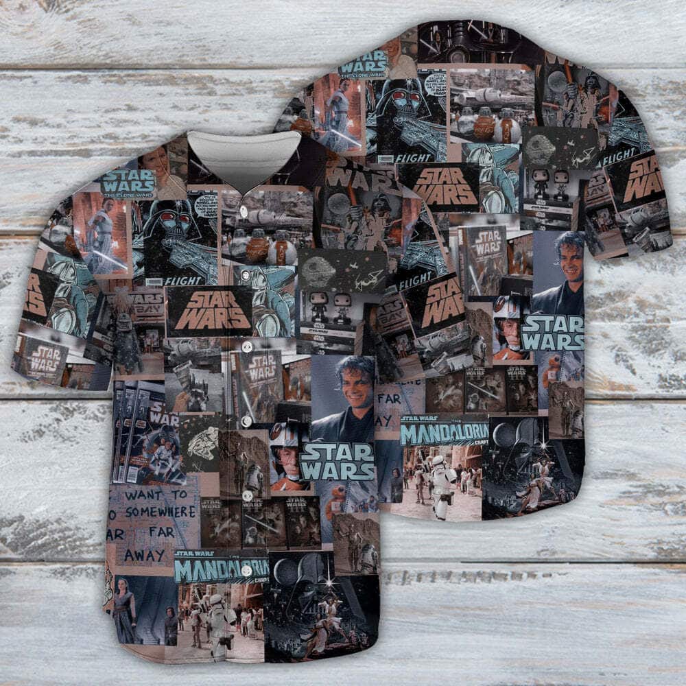 Star Wars Baseball Jersey For Comic Fans