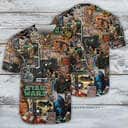 Star Wars Baseball Jersey Comic Style Gift For Daughter From Dad Star Wars Baseball Jersey Comic Style Gift For Daughter From Dad