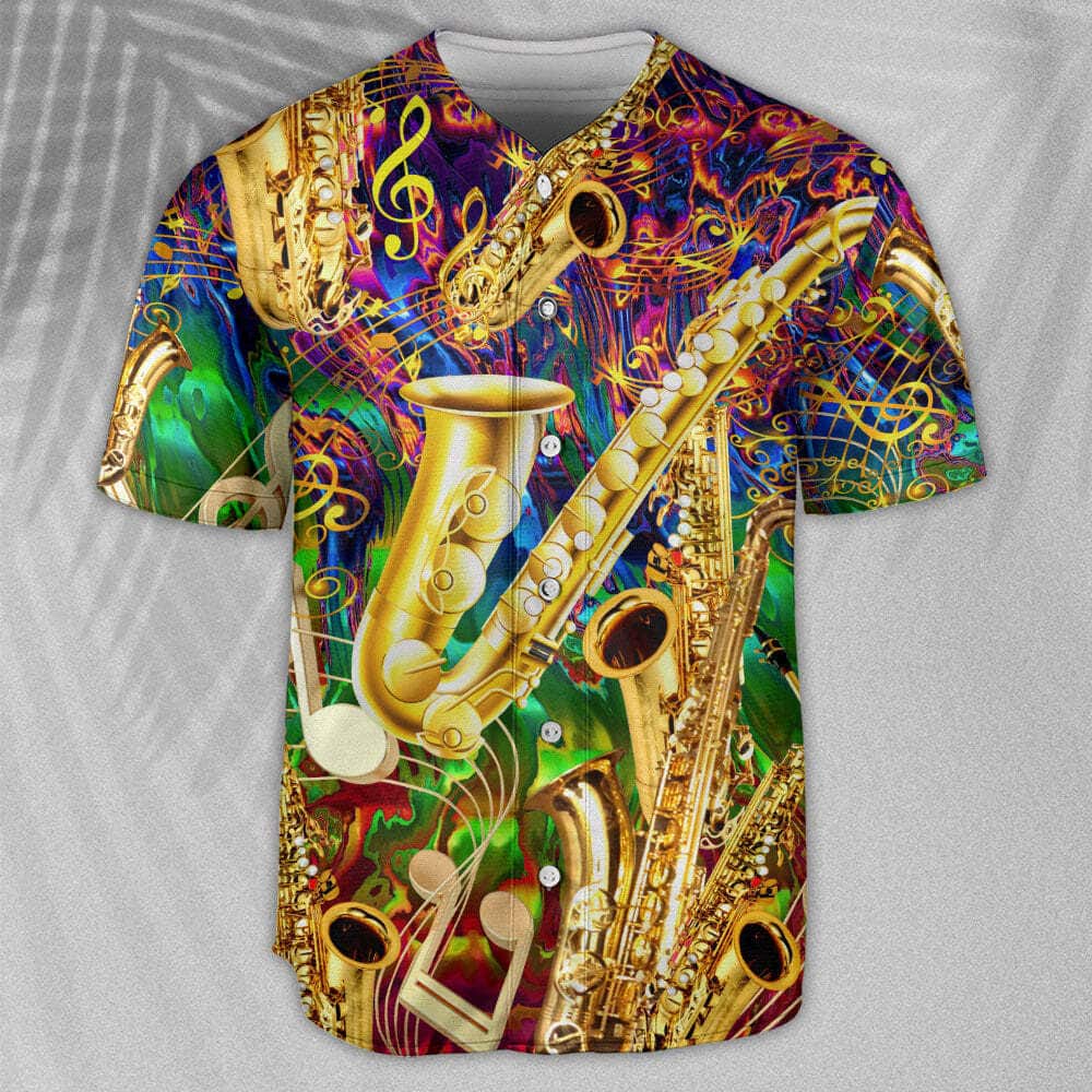 Saxophone Music I Know It Baseball Jersey Gift For Daughter Saxophone Music I Know It Baseball Jersey Gift For Daughter