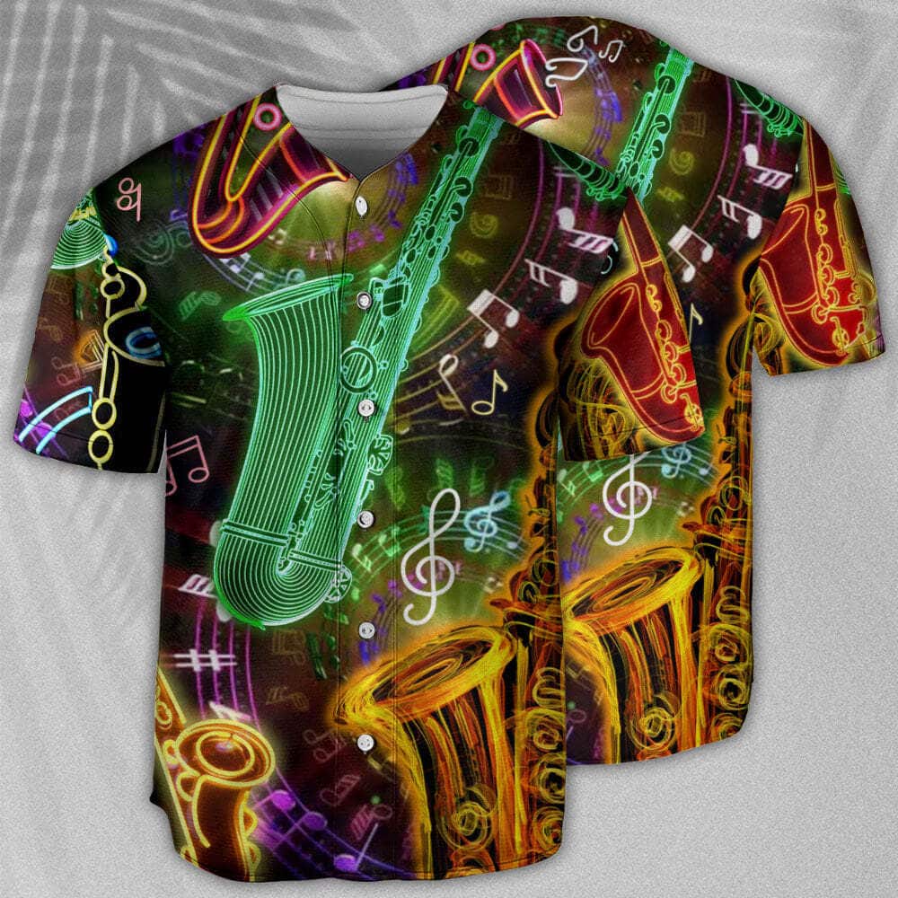 Saxophone Baseball Jersey Life Hobby Style Birthday Gift For Sister Saxophone Baseball Jersey Life Hobby Style Birthday Gift For Sister