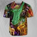 Saxophone Baseball Jersey Life Hobby Style Birthday Gift For Sister