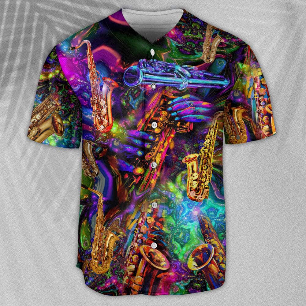 Saxophone Baseball Jersey Gift For Music Lovers Saxophone Baseball Jersey Gift For Music Lovers