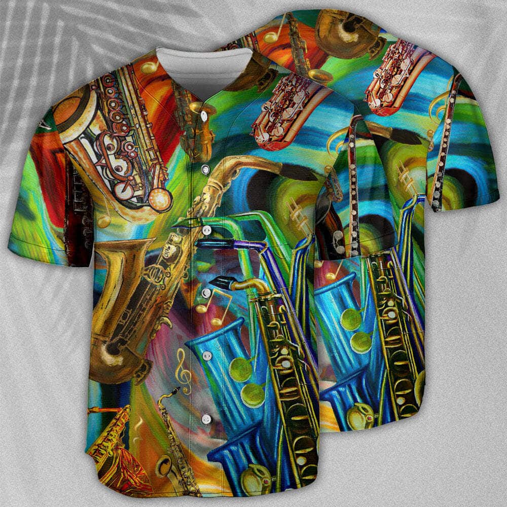 Saxophone Is My Second Language Baseball Jersey Great Gift For Music Lovers Saxophone Is My Second Language Baseball Jersey Great Gift For Music Lovers
