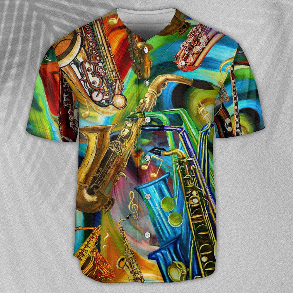 Saxophone Is My Second Language Baseball Jersey Great Gift For Music Lovers Saxophone Is My Second Language Baseball Jersey Great Gift For Music Lovers