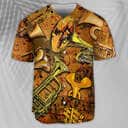 Saxophone Music Happiness Amazing Baseball Jersey Gift For Daughter From Dad