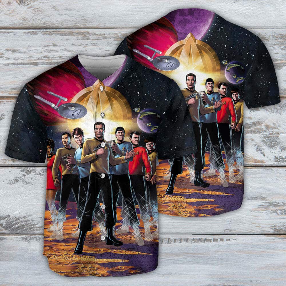 Star Trek Baseball Jersey Birthday Gift For Son From Father