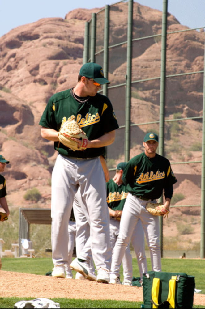 Baseball spring training camp in desert Baseball spring training camp in desert