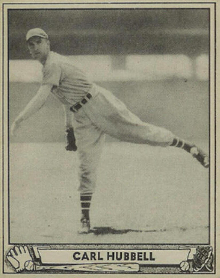 Carl Hubbell 1940 Play Ball card Carl Hubbell 1940 Play Ball card