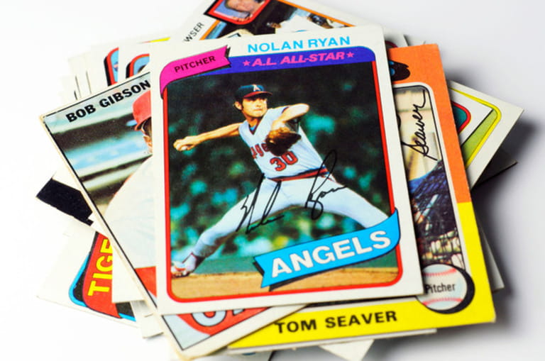 Collectible baseball cards